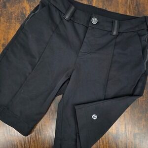 Lululemon Club Golf Shorts Women 4 Black 8.5" Inseam Stretch LW7796S